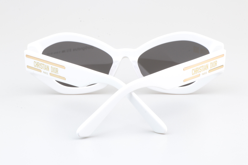 Signature B1U Sunglasses White Gray