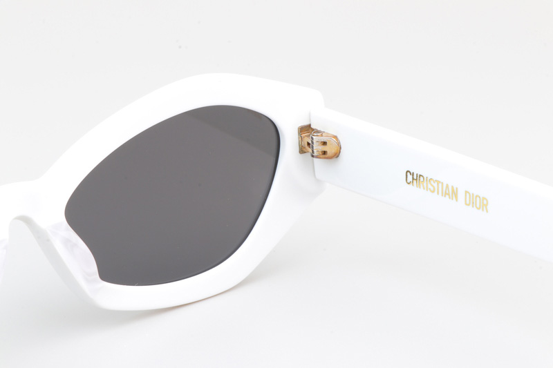 Signature B1U Sunglasses White Gray