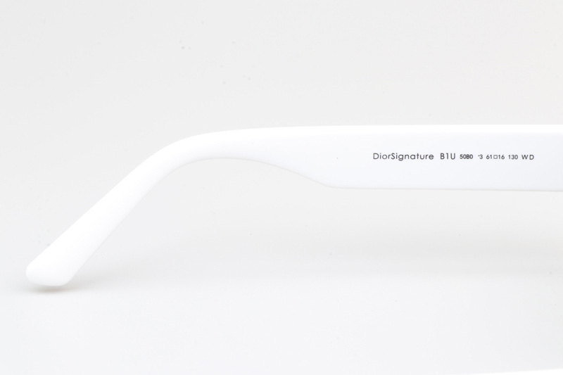 Signature B1U Sunglasses White Gray