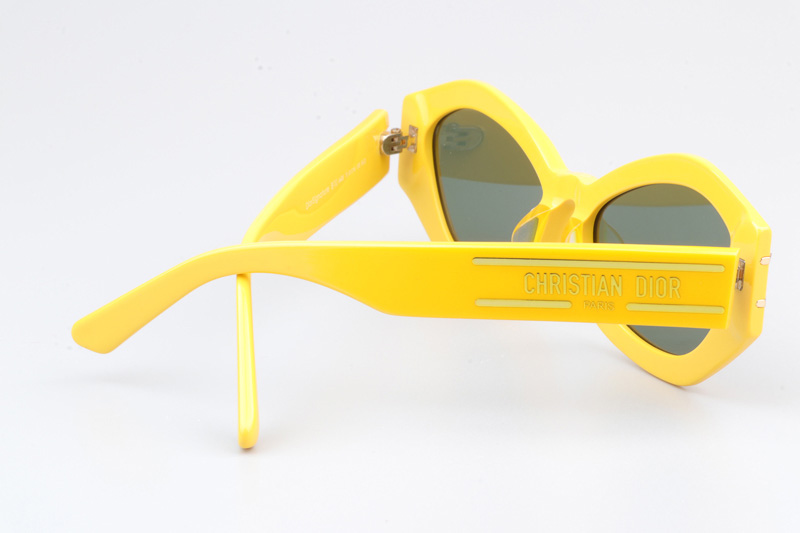 Signature B1U Sunglasses Yellow Green