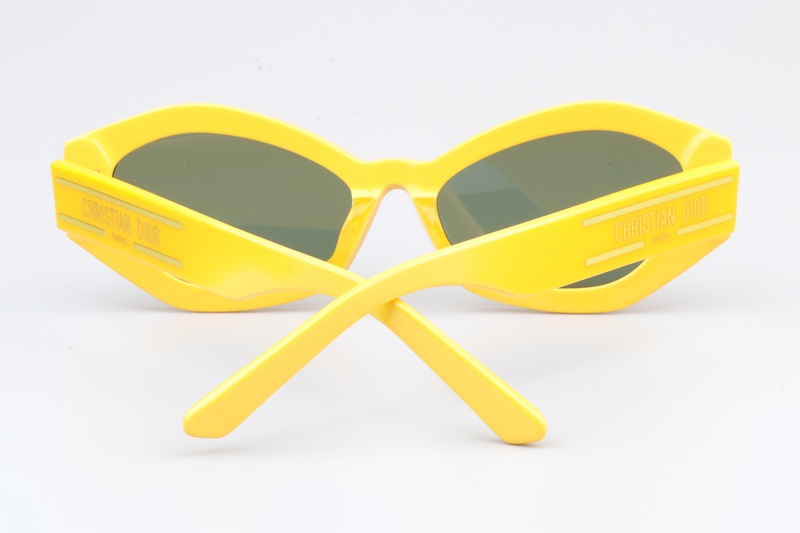 Signature B1U Sunglasses Yellow Green
