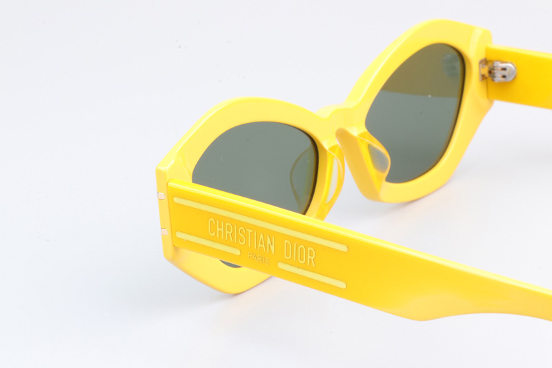 Signature B1U Sunglasses Yellow Green