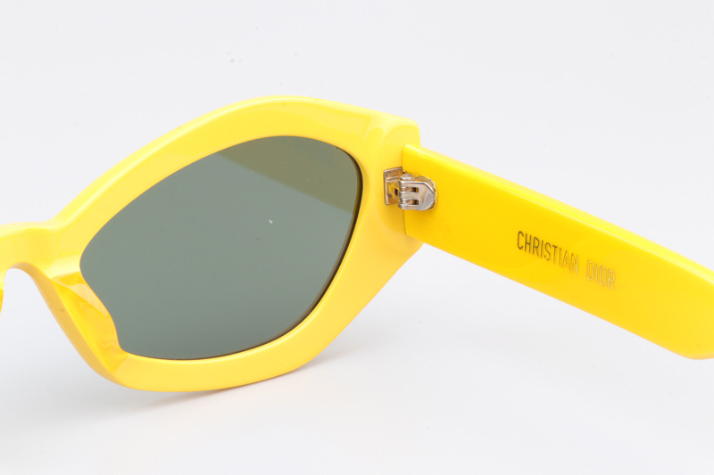 Signature B1U Sunglasses Yellow Green