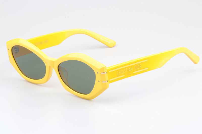 Signature B1U Sunglasses Yellow Green