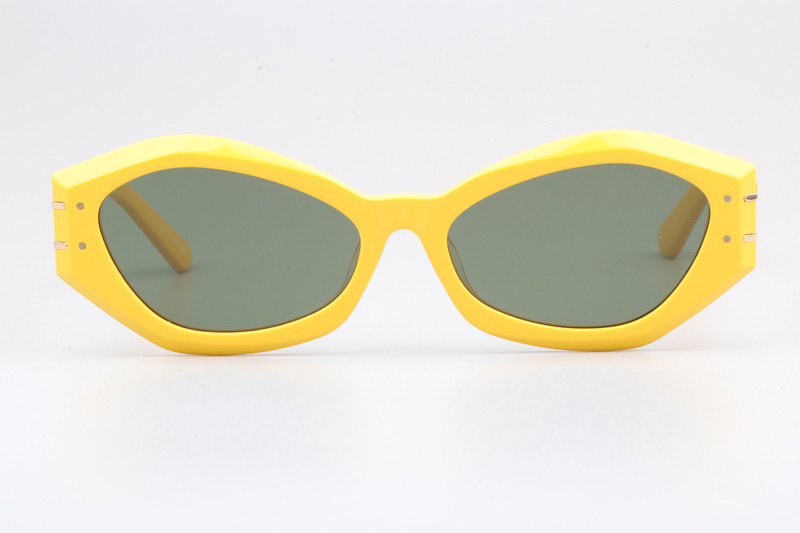 Signature B1U Sunglasses Yellow Green