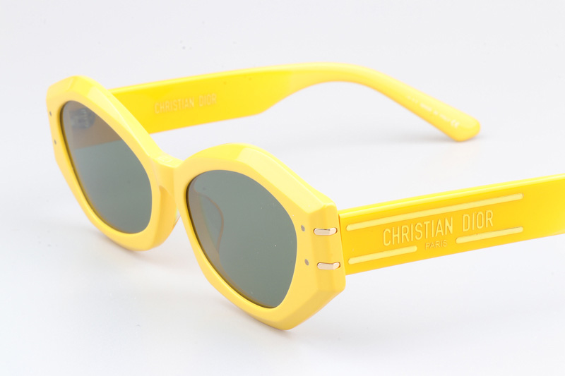 Signature B1U Sunglasses Yellow Green