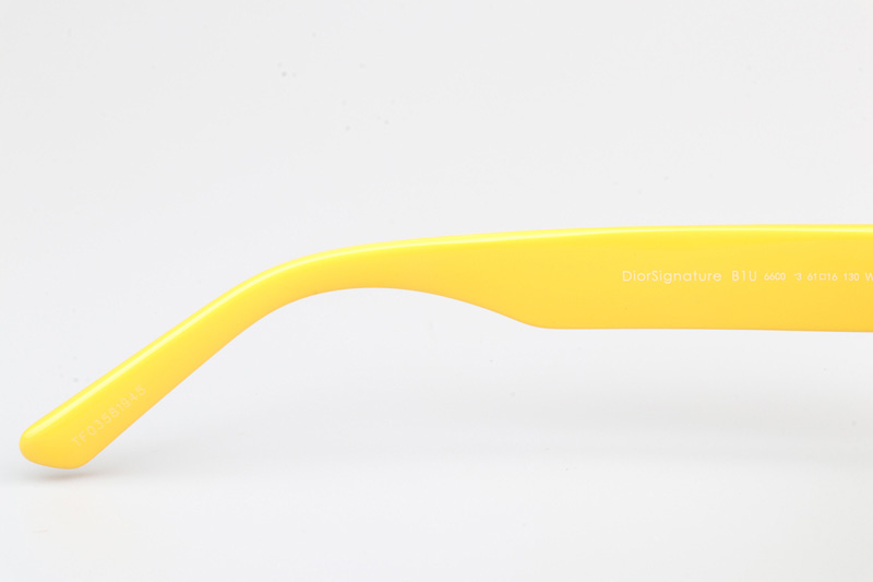 Signature B1U Sunglasses Yellow Green