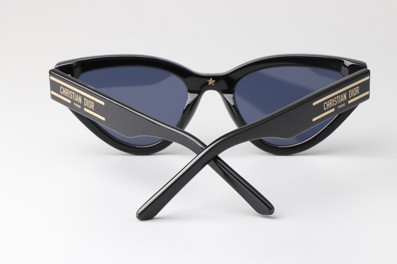 Signature B2U Sunglasses Black Blue