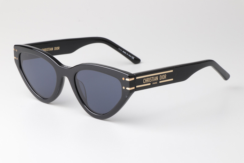 Signature B2U Sunglasses Black Blue