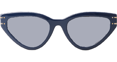 Signature B2U Sunglasses Blue Red Silver Logo