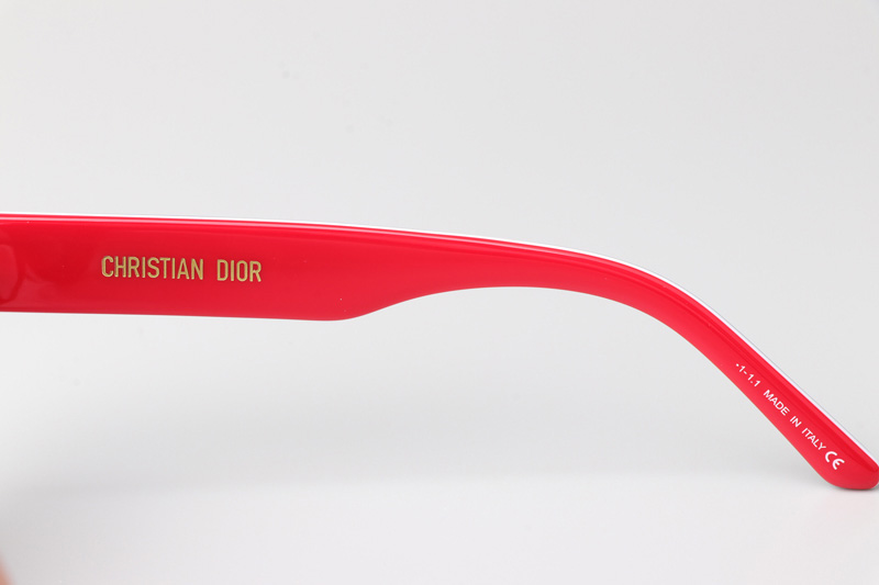 Signature B2U Sunglasses Blue Red Silver Logo