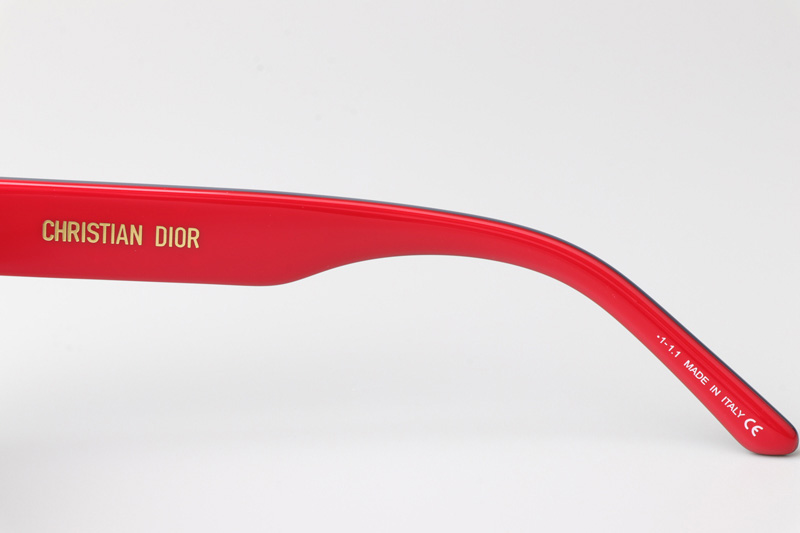 Signature B2U Sunglasses White Red Gray