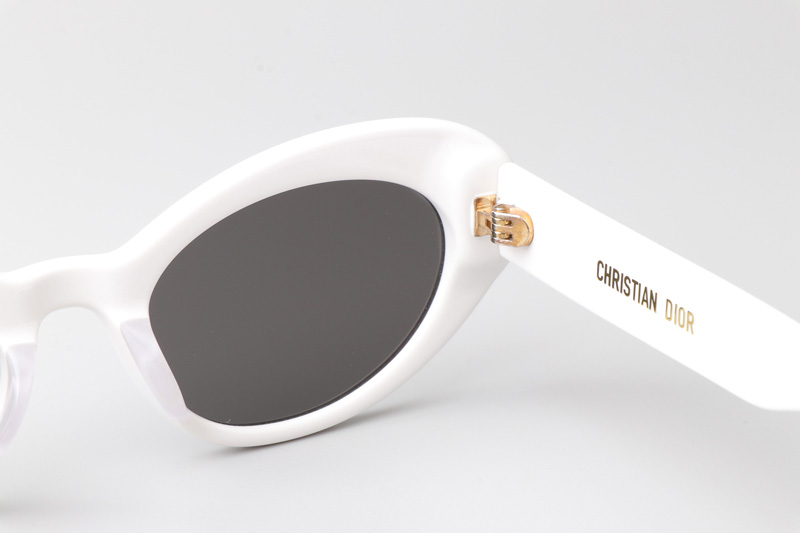 Signature B3U Sunglasses White Gray