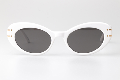 Signature B3U Sunglasses White Gray
