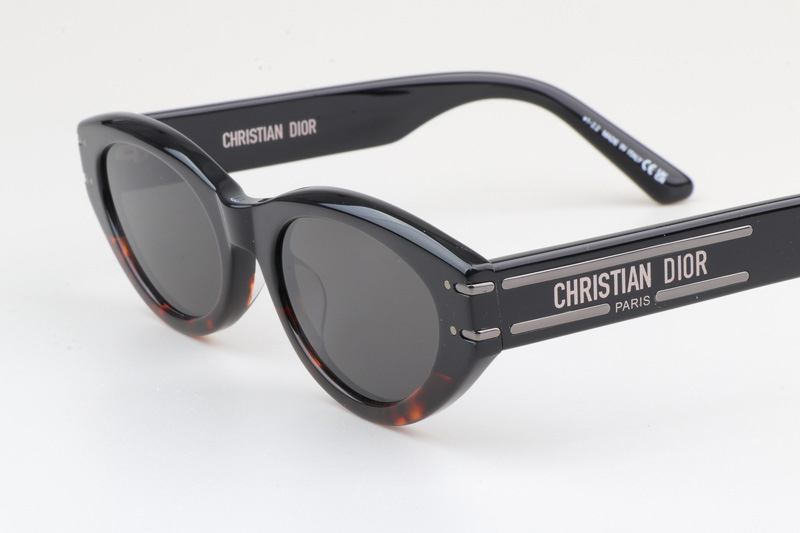 Signature B5I Sunglasses Black Tortoise Gray