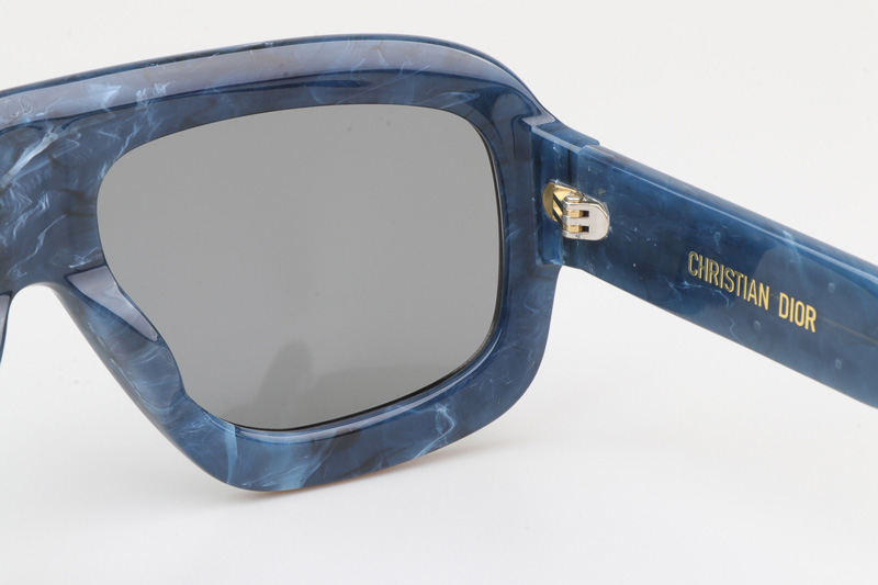 Signature M1U Sunglasses Blue Silver