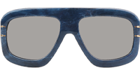 Signature M1U Sunglasses Blue Silver