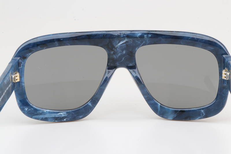 Signature M1U Sunglasses Blue Silver