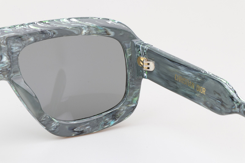 Signature M1U Sunglasses Green Silver