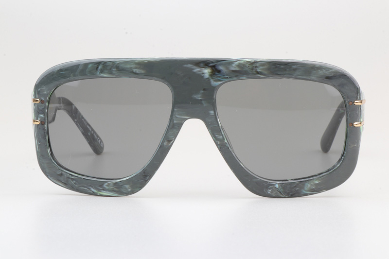 Signature M1U Sunglasses Green Silver