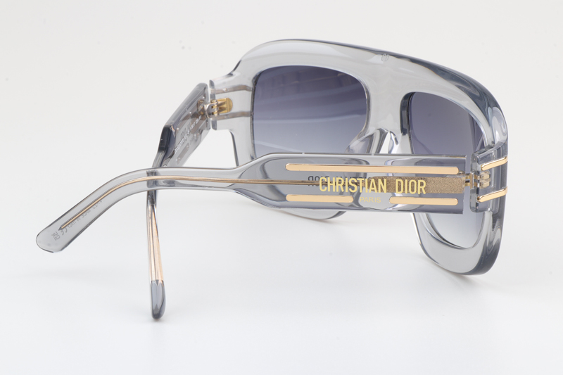 Signature M1U Sunglasses Transparent Gray Gradient Gray