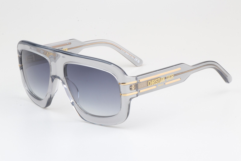 Signature M1U Sunglasses Transparent Gray Gradient Gray