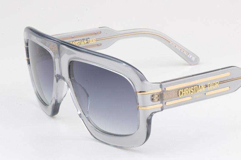 Signature M1U Sunglasses Transparent Gray Gradient Gray