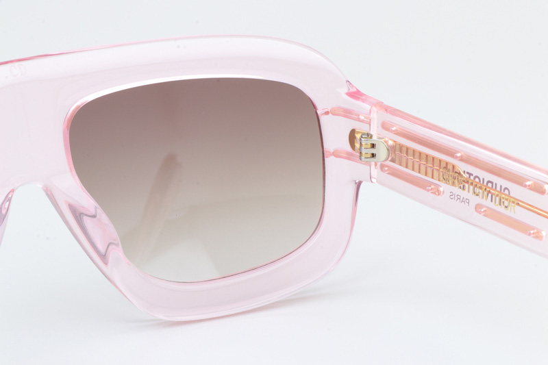 Signature M1U Sunglasses Transparent Pink Gradient Brown