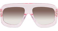 Signature M1U Sunglasses Transparent Pink Gradient Brown