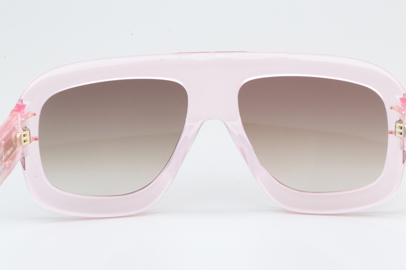 Signature M1U Sunglasses Transparent Pink Gradient Brown