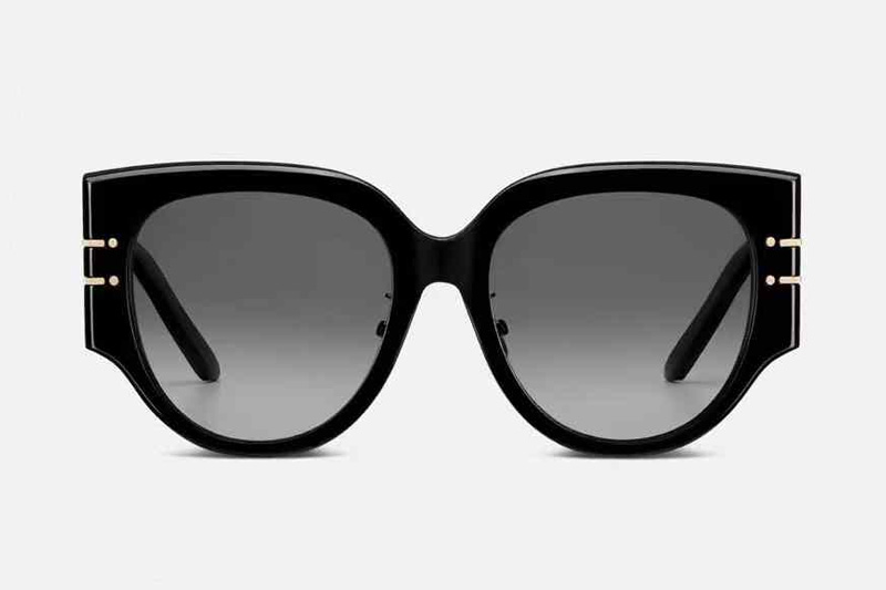 Signature R2F Sunglasses Black Gradient Gray