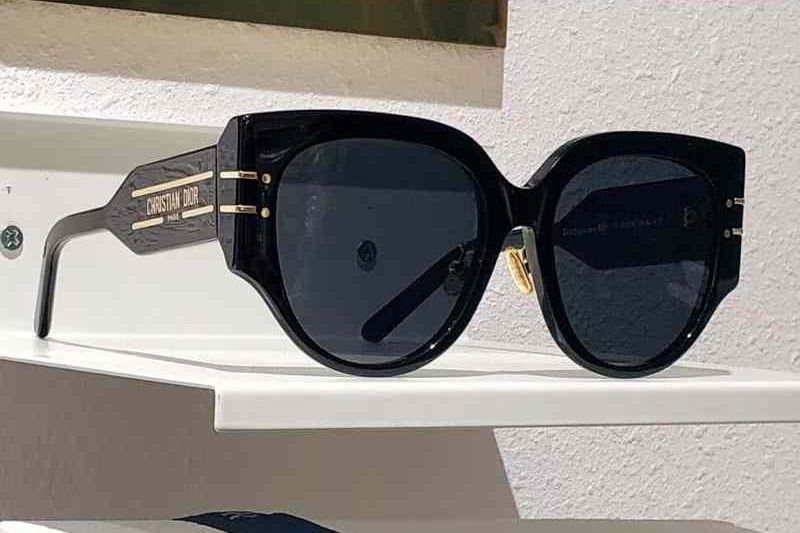 Signature R2F Sunglasses Black Gray