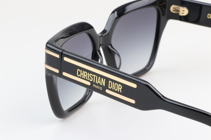 Signature S10F Sunglasses Black Gradient Gray