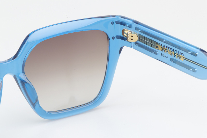 Signature S10F Sunglasses Blue Gradient Brown