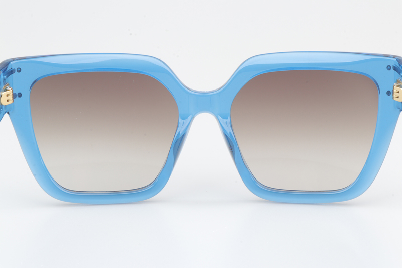Signature S10F Sunglasses Blue Gradient Brown