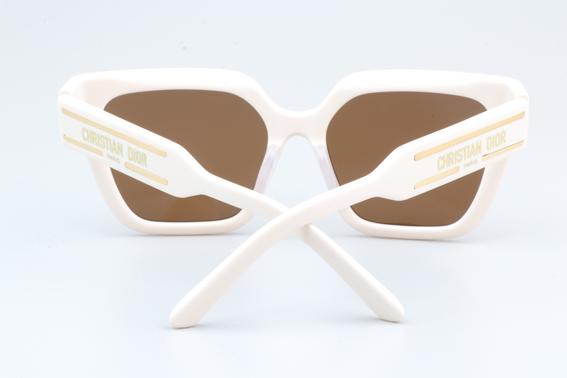 Signature S10F Sunglasses Cream Brown