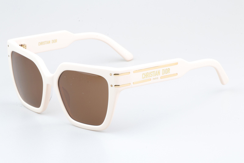 Signature S10F Sunglasses Cream Brown