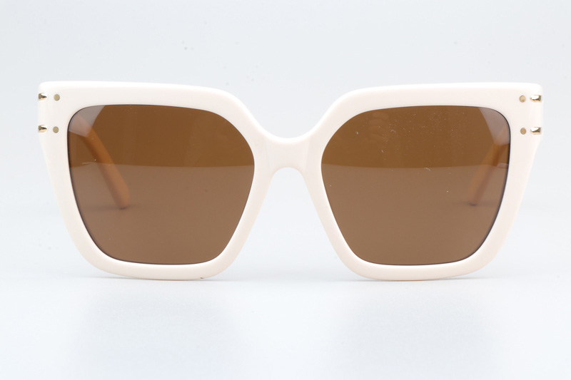 Signature S10F Sunglasses Cream Brown