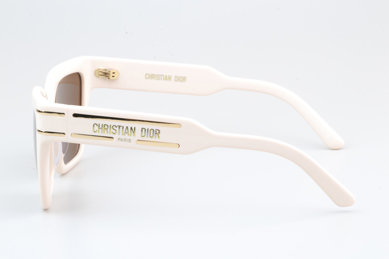 Signature S10F Sunglasses Cream Brown