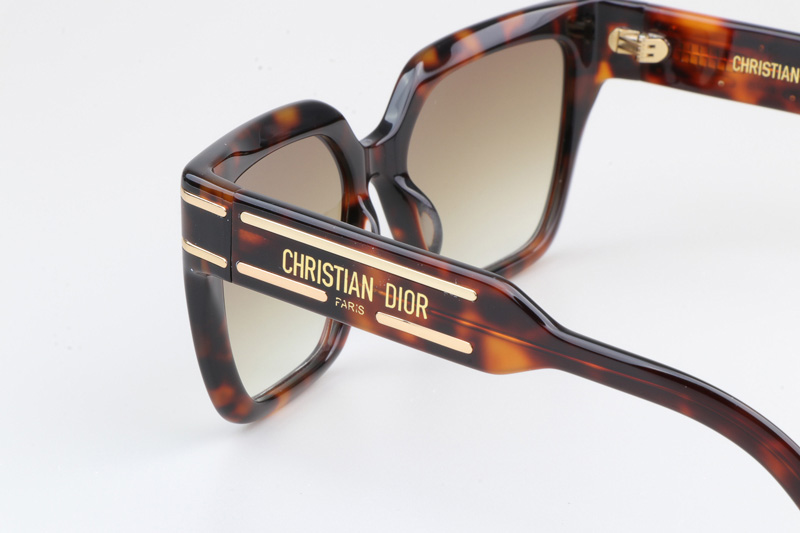 Signature S10F Sunglasses Tortoise Gradient Brown