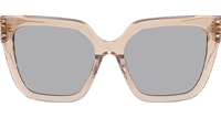 Signature S10F Sunglasses Transparent Brown Silver