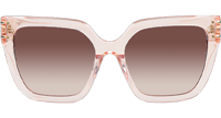 Signature S10F Sunglasses Transparent Pink Gradient Pink