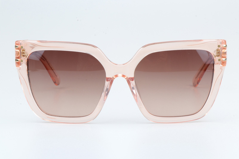 Signature S10F Sunglasses Transparent Pink Gradient Pink