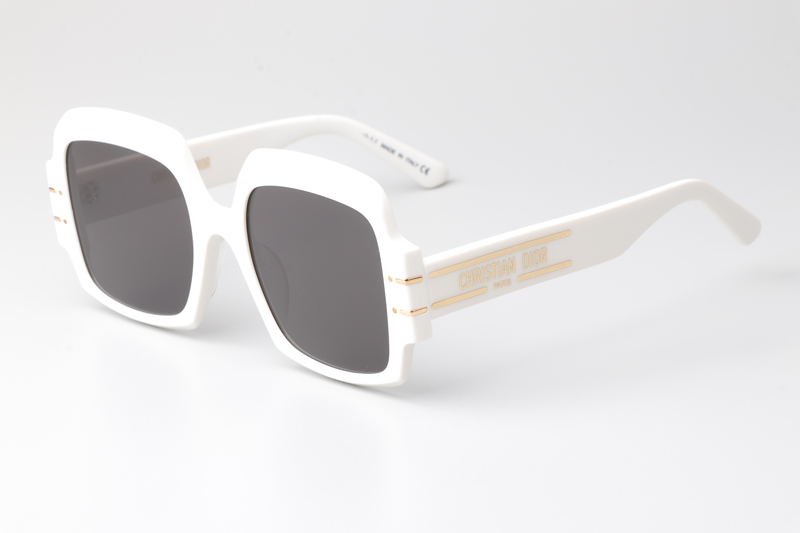 Signature S1U Sunglasses White Gray
