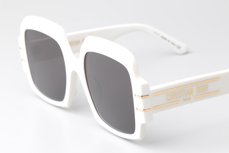 Signature S1U Sunglasses White Gray