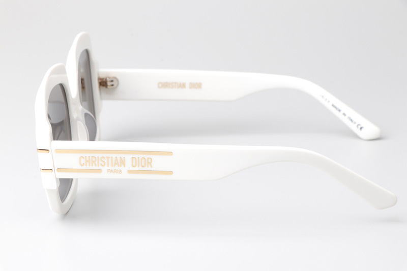 Signature S1U Sunglasses White Gray