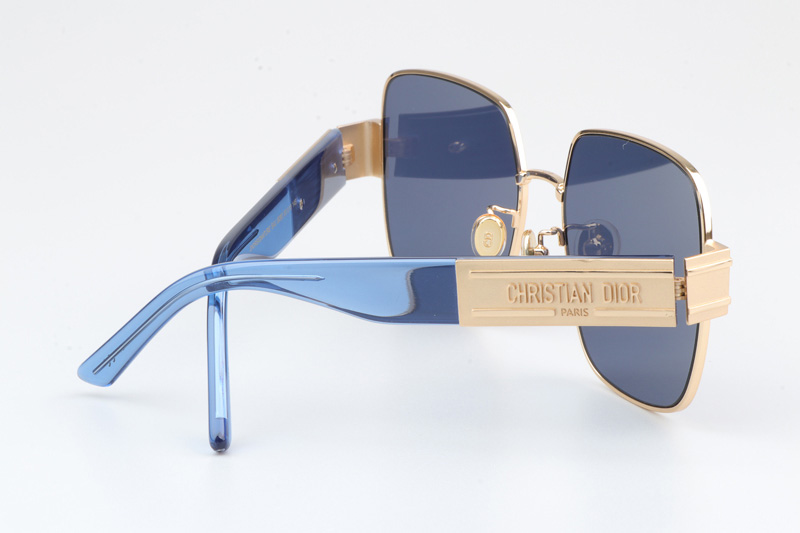 Signature S4U Sunglasses Gold Blue