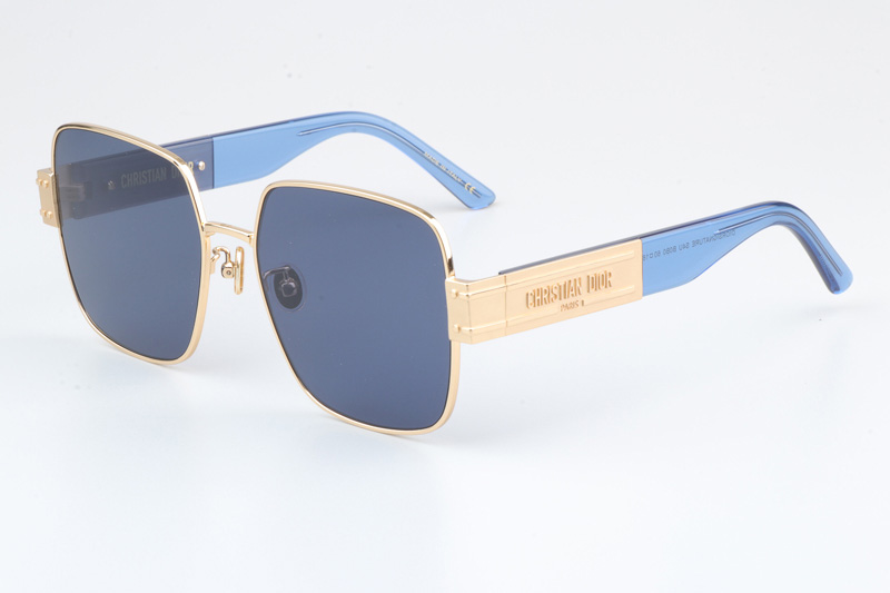 Signature S4U Sunglasses Gold Blue