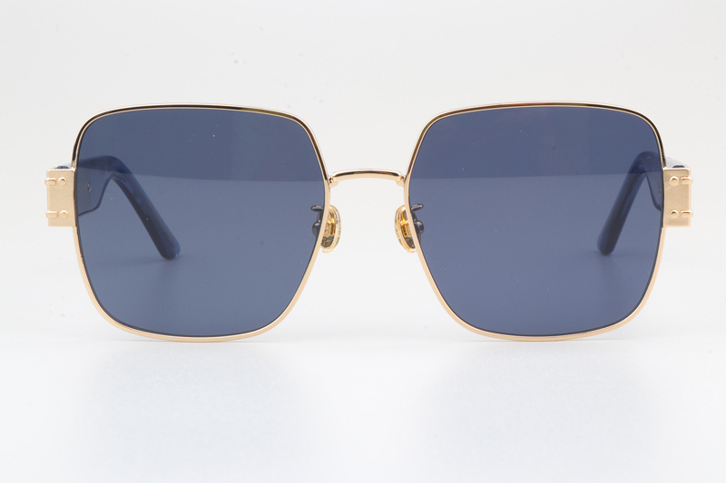 Signature S4U Sunglasses Gold Blue