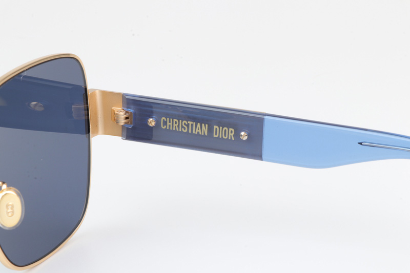 Signature S4U Sunglasses Gold Blue